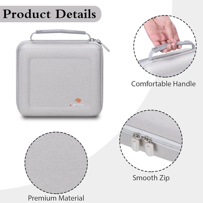 Aproca Case Compatible with VISSPL Mini Projector 1080P Full HD Supported Video Projector, Portable Storage Bag for Accessories (Case Only) - Image 3